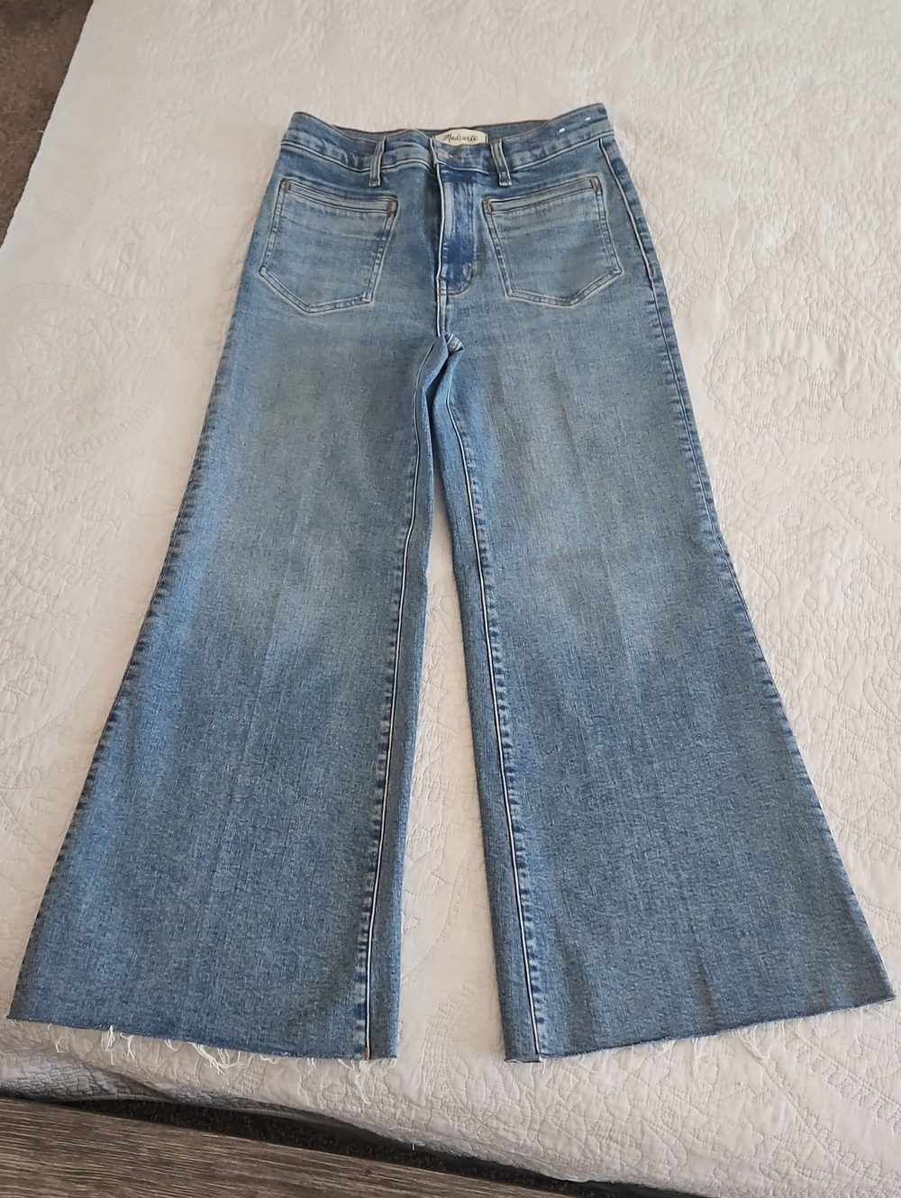 Madewell Flared Wide Leg Jean